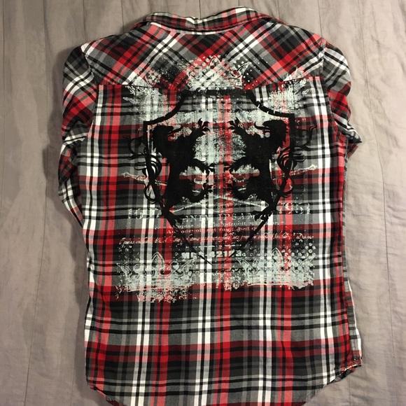 Helix brand, Flannel Shirt. Size Medium - Picture 2 of 3